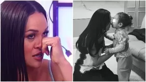 Angie Arizaga se va del país y tiene conmovedora despedida con su hijo / IG:angiearizaga