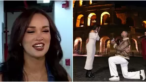 Angie Arizaga sobre su boda con Jota: “Queremos hacerlo perfecto”/ Video: América TV.Foto: Instagram