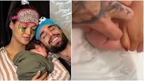 Angie Arizaga recibió regalito de su hijo. Fuente: Instagram