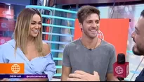 Angie Arizaga y Nacho Di Marco estuvieron en '+ Espectáculos'  (Foto: Captura América TV)