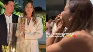 Anna Carina en shock en plena fiesta de compromiso de su hija