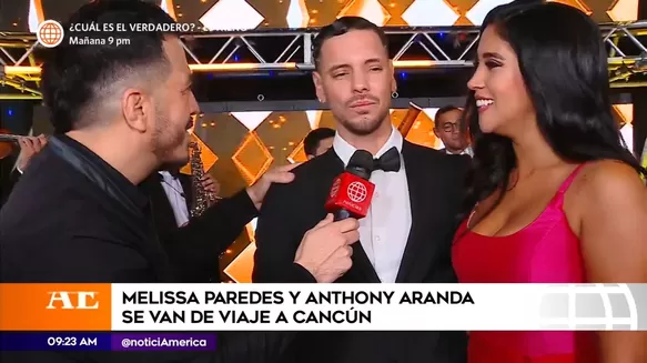 Anthony Aranda y Melissa Paredes alistan viaje a Cancún / América Espectáculos