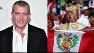 Antonio Banderas destaca el apoyo incondicional del hincha peruano en el Mundial