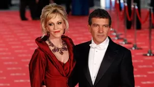 Melanie Griffith y Antonio Banderas cuando eran pareja. Foto: Difusión