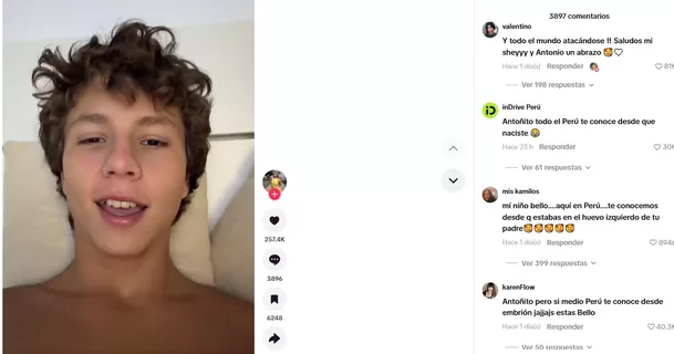 Usuarios reaccionan al video de Antoñito/ Captura