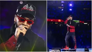  Anuel AA fue abucheado en estadio por decepcionante show en la Velada del Año. Fuente: X