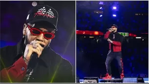  Anuel AA fue abucheado en estadio por decepcionante show en la Velada del Año. Fuente: X