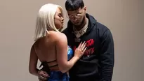 Anuel AA se hizo un tatuaje gigante del rostro de Karol G. Video: Instagram