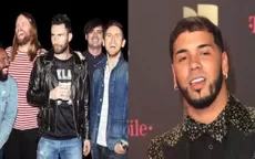 Anuel participará en el nuevo disco de Maroon 5 - Noticias de anuel-aa