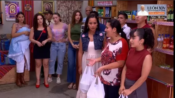 Aparecida llegó con pollito y animó a Don Gilberto/América TV Aparecida llegó con pollito y animó a Don Gilberto/América TV