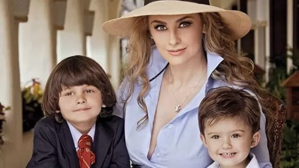 Aracely Arámbula desmintió que sea ella quienno permita a Luis Miguel ver a sus hijos Miguel y Daniel/ Foto: Caras