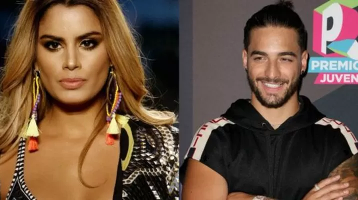 Ariadna Gutiérrez y Maluma fueron vistos en un yate privado
