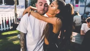 Ariana Grande y Mac Miller. Foto; Instagram