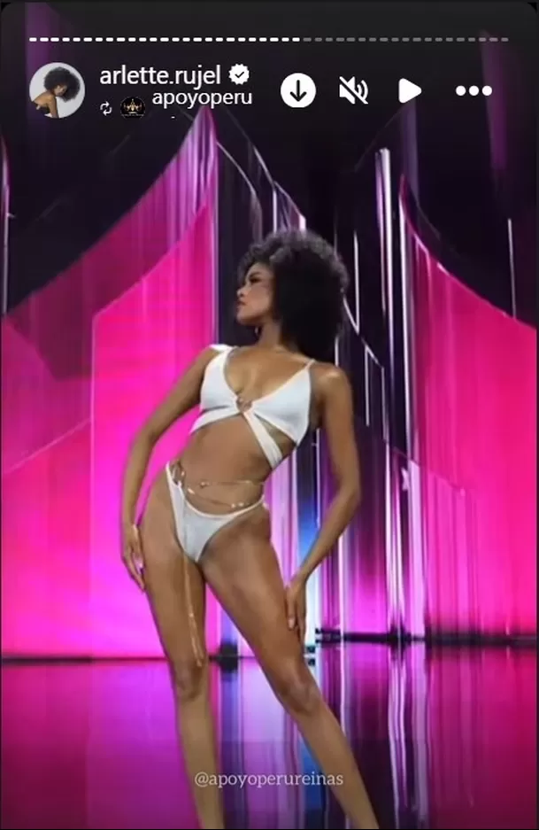 Así se lució Arlette Rujel sobre la pasarela de Miss Grand International/Foto: Instagram Así se lució Arlette Rujel sobre la pasarela de Miss Grand International/Foto: Instagram