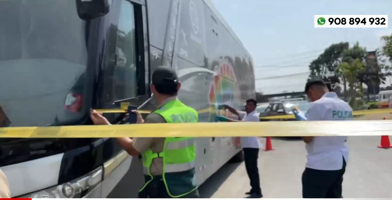 Inciaron las investigacioes para identificar atacantes del bus de 'Armonía 10'/Foto: América Noticias 