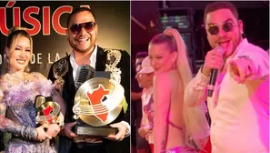 Leslie Shaw y Paul Flores 'Russo' unieron voces en el hit 'Pendejerete'. Video: América TV