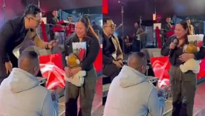 Mujer rechaza propuesta de matrimonio en pleno show de Armonía 10 / América Espectáculos