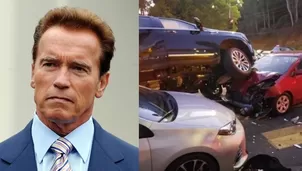 Schwarzenegger implicado en un accidente viario múltiple en Los Ángeles. Fuente: TMZ