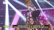 ‘El Artista del Año’: Sandra Muente ganó la Gran Final y levantó la copa