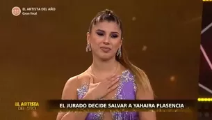 Yahaira Plasencia es eliminada, pero el jurado decide salvarla.