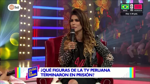 La modelo peruana Angie Jibaja ingresó a prisión en abril del año 2008 / América Tv La modelo peruana Angie Jibaja ingresó a prisión en abril del año 2008 / América Tv