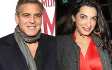 Aseguran que George Clooney se comprometió con la abogada Amal Alamuddin  - Noticias de amal-clooney