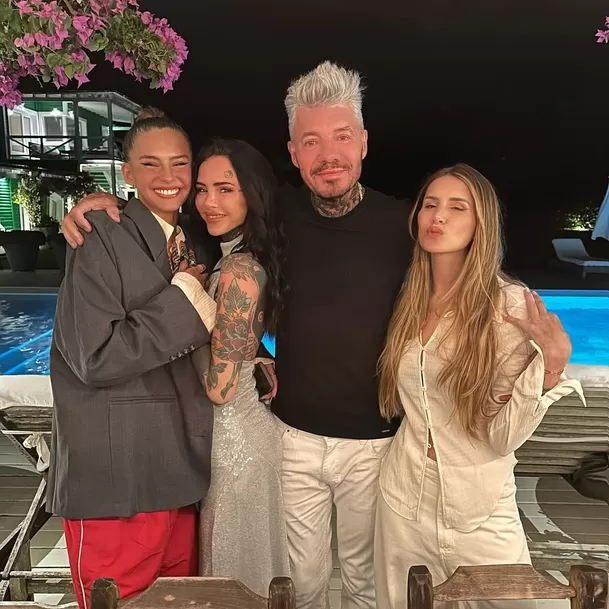 Marcelo Tinelli recibió el Año Nuevo con sus hijas en Punta del Este sin Milett Figueroa / Instagram