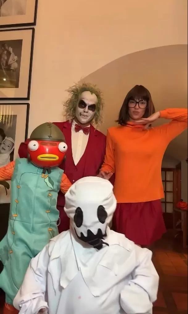 Así celebró 'Halloween' la familia de Natalie Vértiz y Yaco Eskenazi/ Foto: Instagram