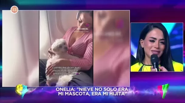 Así despidió Onelia Molina a nieves en Esto es Guerra / AméricaTV Así despidió Onelia Molina a nieves en Esto es Guerra / AméricaTV