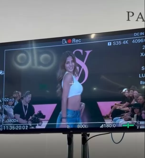 Así fue el casting de Luciana Fuster para Victoria’s Secret / Captura / IG: @salvitatv