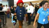 Así fue la llegada y recibimiento del oso Paddington al Perú