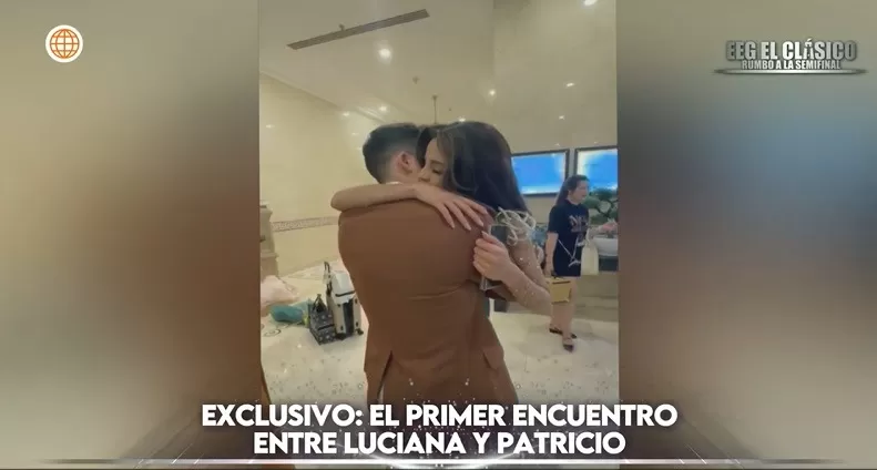 Emotivo reencuentro entre Patricio Parodi y Luciana Fuster tras ganar Miss Grand International 2023. Fuente: AméricaTV