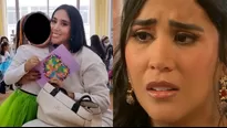 Así reaccionó la hija de Melissa Paredes al ver que Joel Gonzales dejó plantada a Paty en el día de su boda