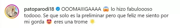 Mensaje de Patricio Parodi sobre la presentación de Luciana Fuster en la Preliminar del Miss Grand International/Foto: Instagram