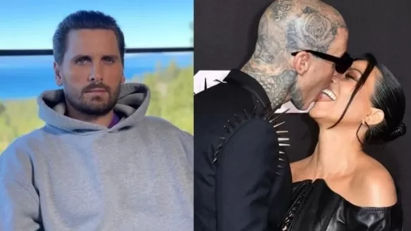 Así reaccionó Scott Disick al deseo de Kourtney de tener un bebé con Travis Barker.