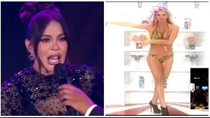 Sheyla Rojas participó de la celebración por el aniversario de Estás en Todas. Fuente: AméricaTV