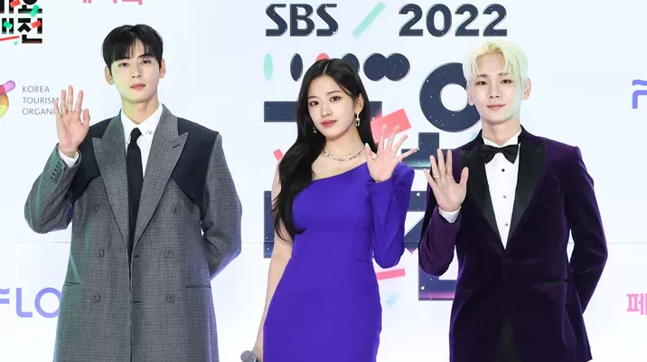 Key de SHINee, Cha Eun Woo de ASTRO y An Yu Jin de IVE. Foto: Facebook SBS Key de SHINee, Cha Eun Woo de ASTRO y An Yu Jin de IVE. Foto: Facebook SBS