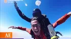 Austin Palao y Facundo González se lanzaron en paracaídas durante viaje a México