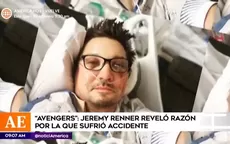 Avengers: Jeremy Renner ya está fuera de peligro tras accidente que casi le cuesta la vida - Noticias de jeremy farfán