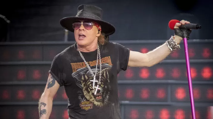 Axl Rose, vocalista de Guns N' Roses, fue acusado de agresión sexual . Fuente: AFP Axl Rose, vocalista de Guns N' Roses, fue acusado de agresión sexual . Fuente: AFP