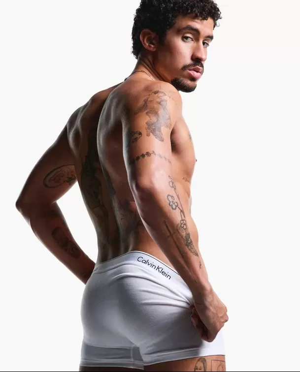 Bad Bunny se conviertió en modelo de Calvin Klein. Fuente: Instagram Bad Bunny se conviertió en modelo de Calvin Klein. Fuente: Instagram