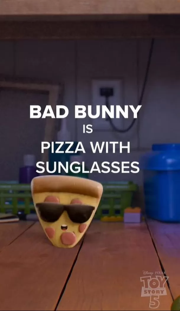Disney y Pixar confirman a Bad Bunny como nuevo personaje en 'Toy Story 5' / Captura Disney y Pixar confirman a Bad Bunny como nuevo personaje en 'Toy Story 5' / Captura