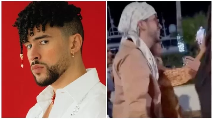 Bad Bunny aclaró incidente con celular de fanática. Fuente: Instagram