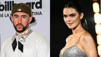 Bad Bunny y Kendall Jenner. Fotos: Instagram