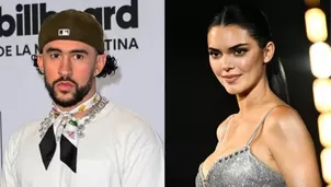 Bad Bunny y Kendall Jenner. Fotos: Instagram