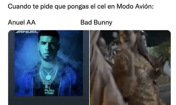 Memes de Bad Bunny por lanzar el teléfono de una fan