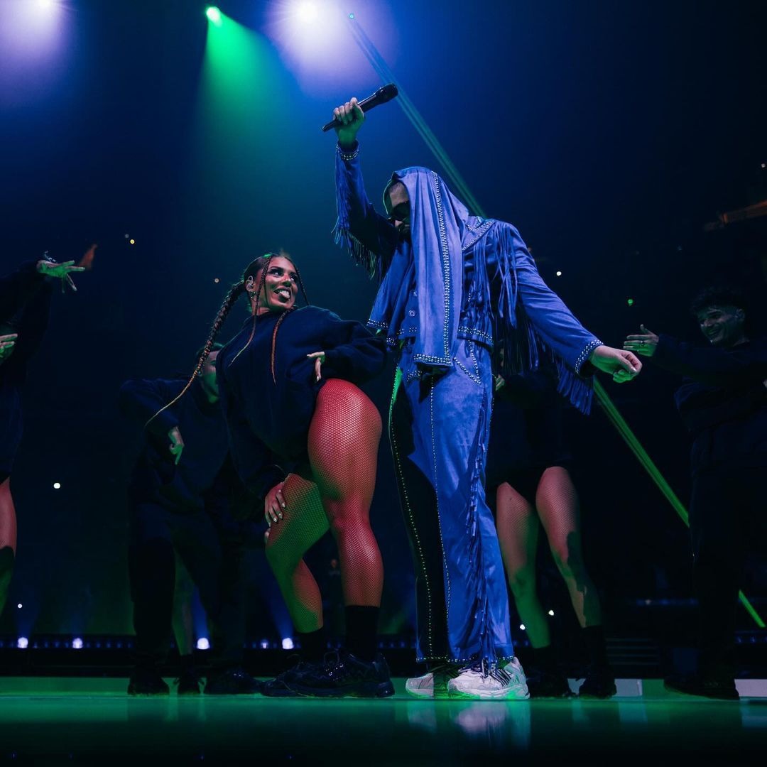 Bad Bunny protagonizó un anécdotico hecho junto a su bailarina durante un concierto en Puerto Rico/Foto: Instagram
