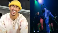 Bad Bunny protagonizó un anecdótico hecho con su bailarina/Fotos y video: Instagram