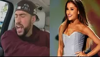 Bad Bunny y Ariana Grande / Carpool Karaoke 