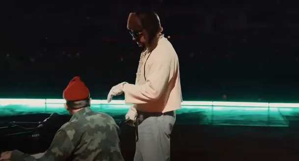 Bad Bunny y Gorillaz en concierto / Captura / X: @@BBPRTV